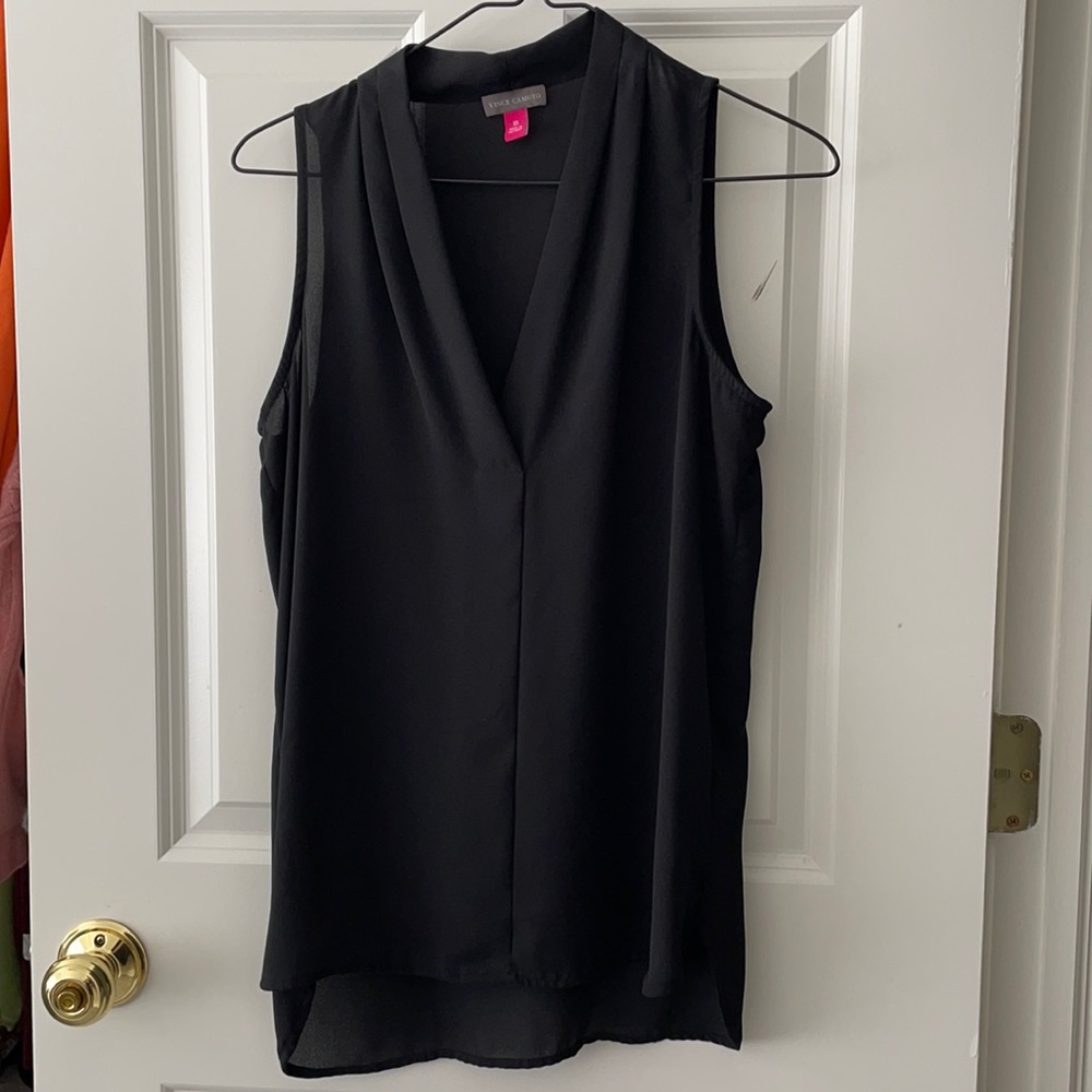 Vince Camuto Sleeveless V-Neck Top